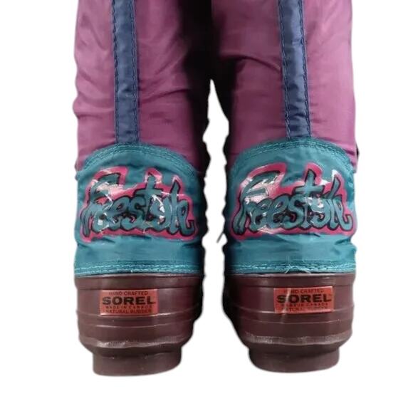 Sorel Boots Womens 6 Snow Winter Tall Retro Freestyle Waterproof Active Lace Up - Picture 7 of 15